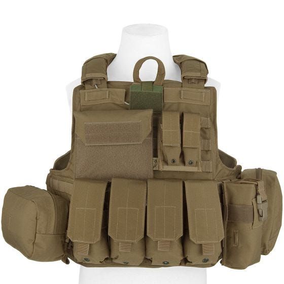 Flyye gilet multitasca Force Recon ver. Mar in Coyote Brown