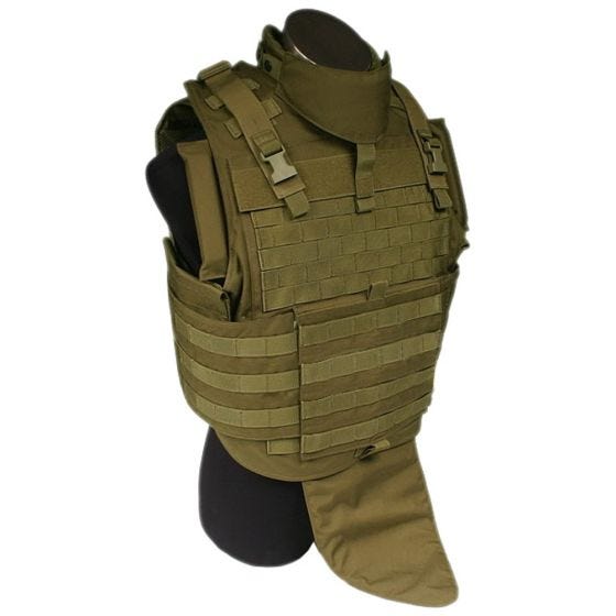Flyye gilet tattico modulare MTV MOLLE in Coyote Brown