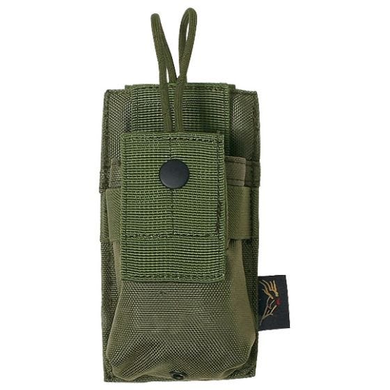 Flyye custodia per ricetrasmittente piccola MOLLE in Ranger Green