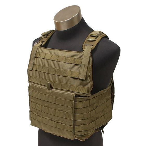 Flyye Plate Carrier PC MOLLE in Coyote Brown