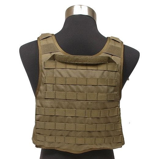 Flyye Plate Carrier PC MOLLE in Coyote Brown