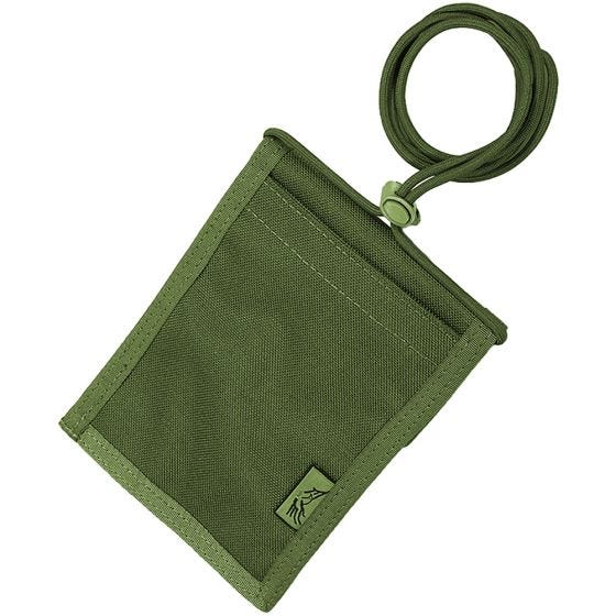 Flyye portadocumenti da collo in Olive Drab