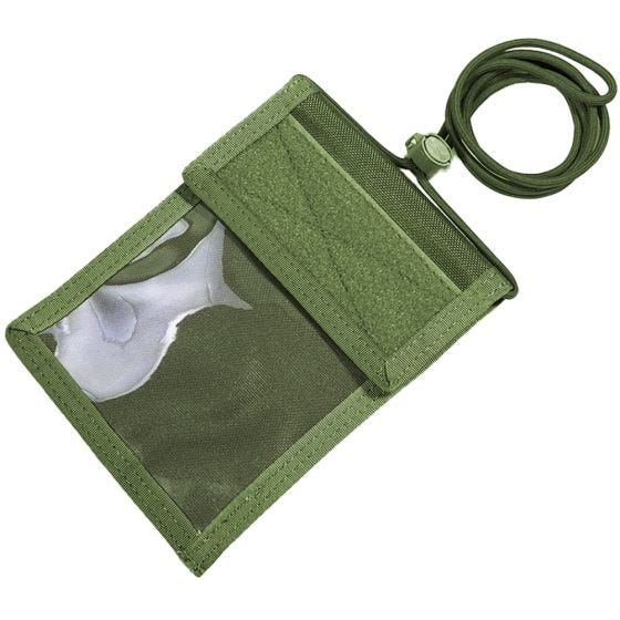 Flyye portadocumenti da collo in Olive Drab