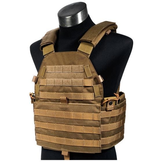 Flyye gilet tattico New MOLLE LT6094 in Coyote Brown