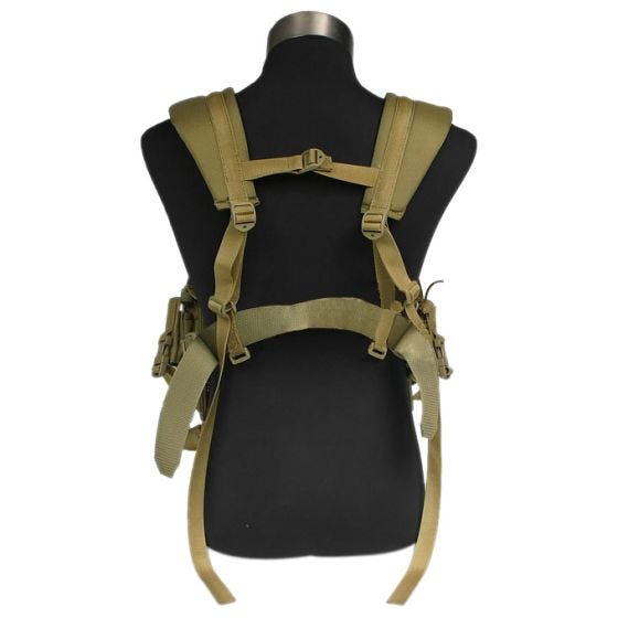 Flyye imbracatura da petto Pathfinder in Coyote Brown