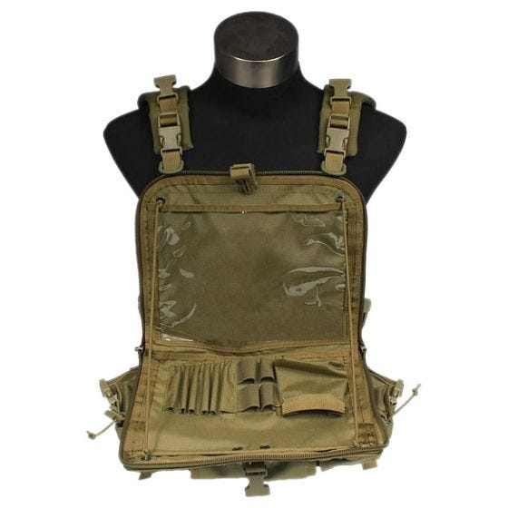 Flyye imbracatura da petto Pathfinder in Coyote Brown