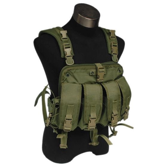Flyye imbracatura da petto Pathfinder in Ranger Green