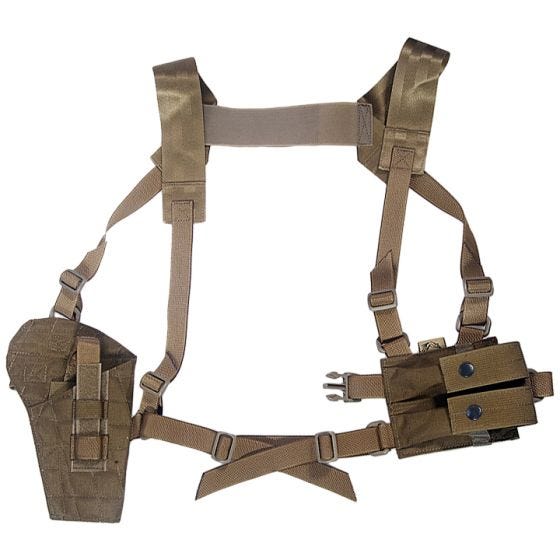 Flyye sistema fondina da spalla MOLLE in Coyote Brown