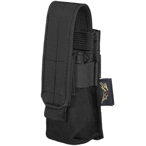 Flyye custodia singola portacaricatore 9mm con attacco MOLLE Ver. FE in nero