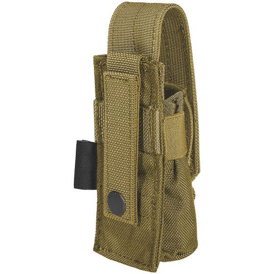 Flyye custodia singola portacaricatore 9mm con attacco MOLLE Ver. FE in Coyote Brown