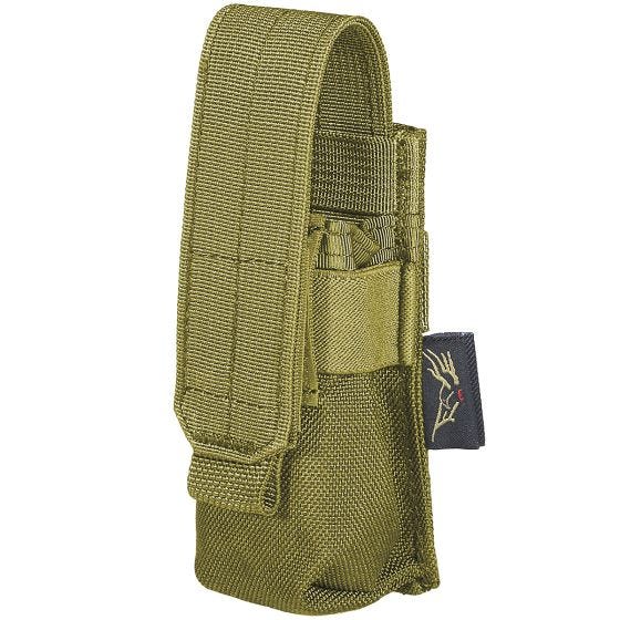 Flyye custodia singola portacaricatore 9mm con attacco MOLLE Ver. FE in cachi