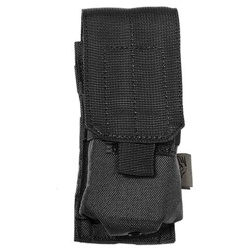Flyye custodia singola portacaricatore M4/M16 con attacco MOLLE in nero
