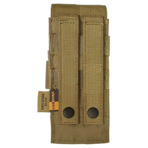 Flyye custodia singola portacaricatore M4/M16 con attacco MOLLE in Coyote Brown