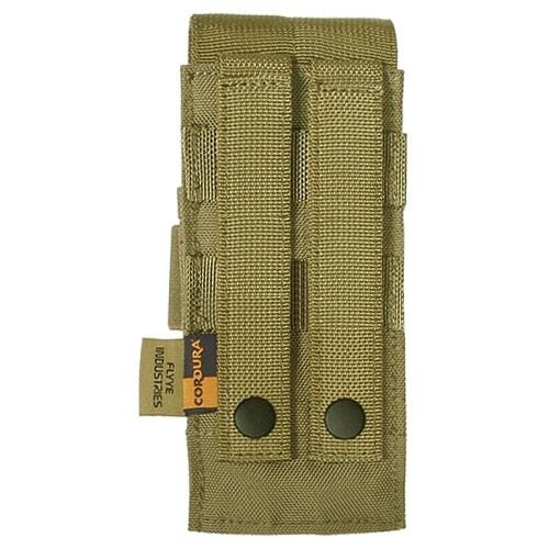 Flyye custodia singola portacaricatore M4/M16 con attacco MOLLE in cachi