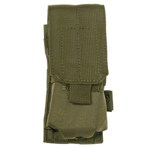 Flyye custodia singola portacaricatore M4/M16 con attacco MOLLE in Ranger Green