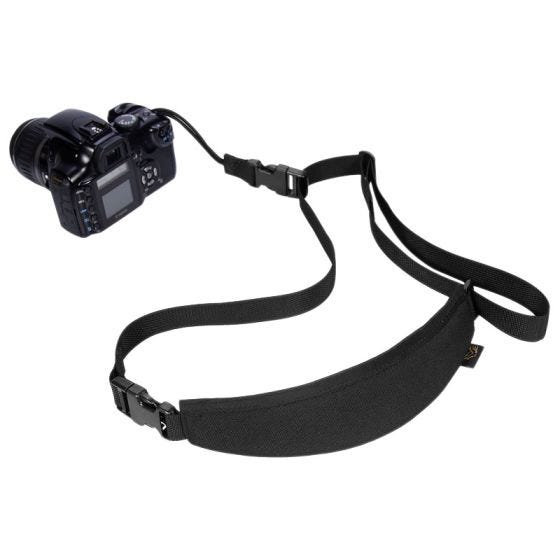 Flyye tracolla a singolo aggancio per fotocamera DSLR in nero