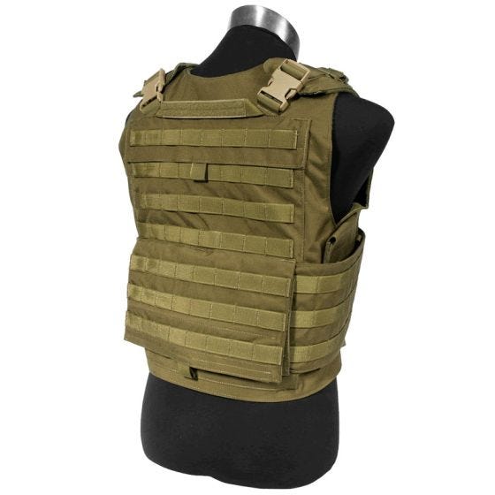 Flyye gilet Spartan in Coyote Brown