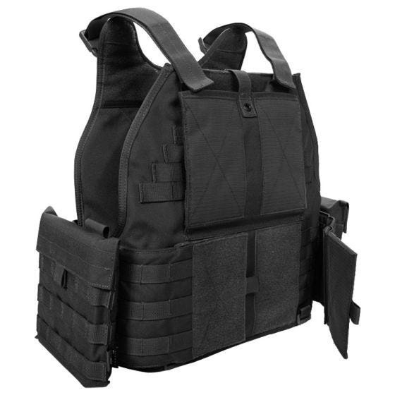 Flyye giubbotto antiproiettile SPC MOLLE in nero