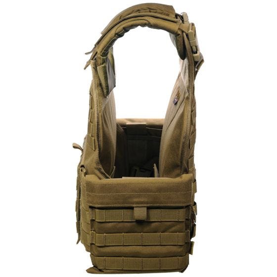 Flyye giubbotto antiproiettile SPC MOLLE in Coyote Brown