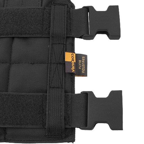 Flyye pannello cosciale MOLLE in nero