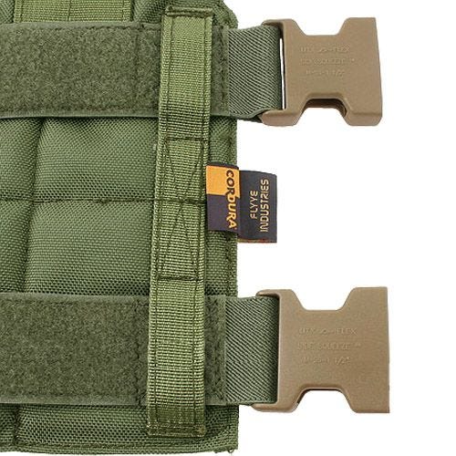 Flyye pannello cosciale MOLLE in Ranger Green