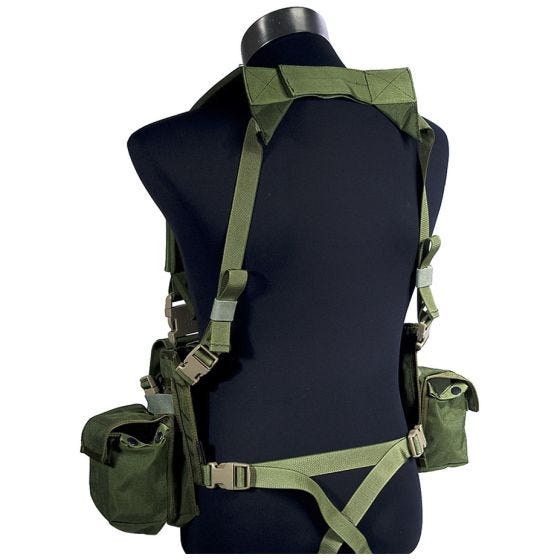Flyye chest rig tattico a fascia LBT 1961A in Olive Drab