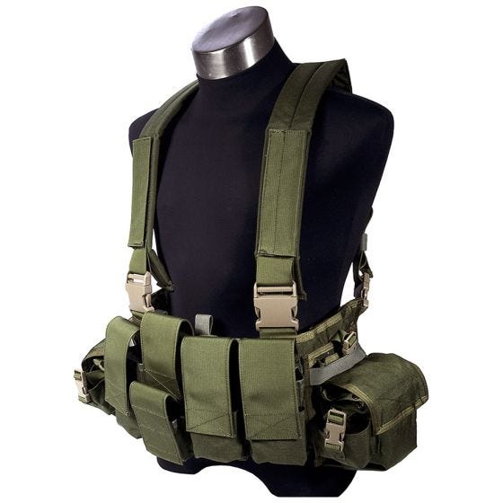 Flyye chest rig tattico a fascia LBT 1961A in Ranger Green