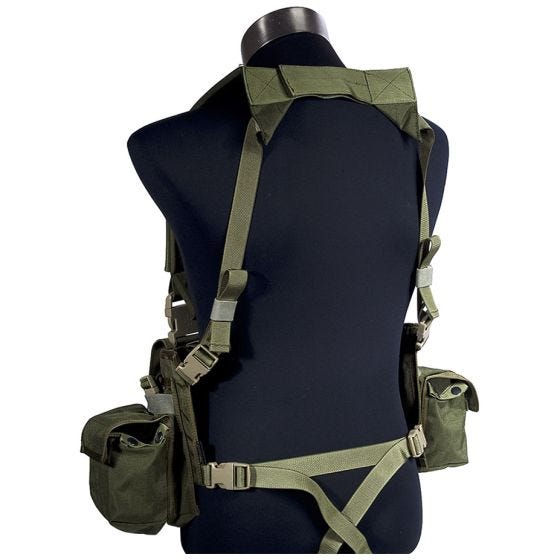 Flyye chest rig tattico a fascia LBT 1961A in Ranger Green