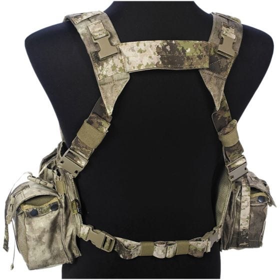 Flyye chest rig tattico a fascia LBT 1961G in A-TACS AU