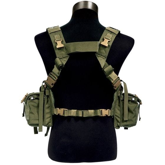 Flyye chest rig tattico a fascia LBT 1961G in Ranger Green