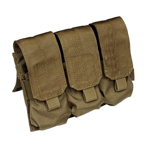 Flyye portacaricatore triplo M4/M16 MOLLE in Coyote Brown