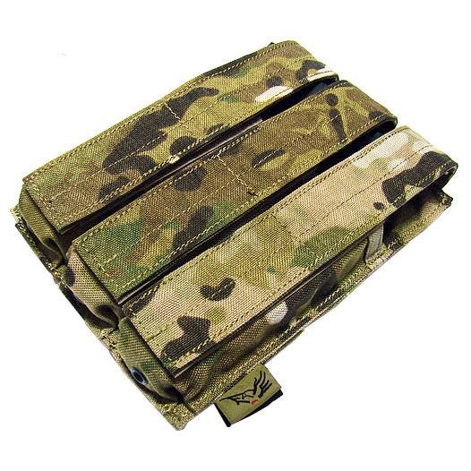 Flyye portacaricatore triplo MP5 MOLLE in MultiCam