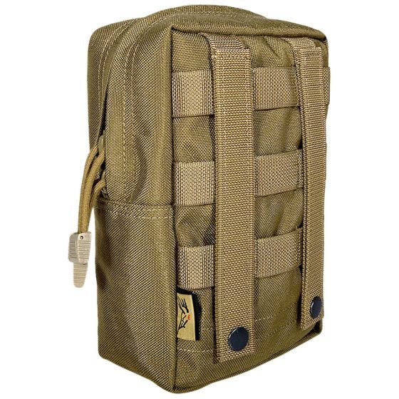 Flyye custodia verticale porta accessori MOLLE in Coyote Brown