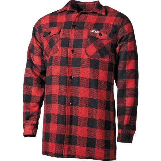 Fox Outdoor camicia Lumberjack a scacchi rosso/nero