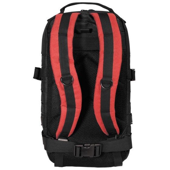 Fox Outdoor zaino da assalto/viaggio in nero/rosso