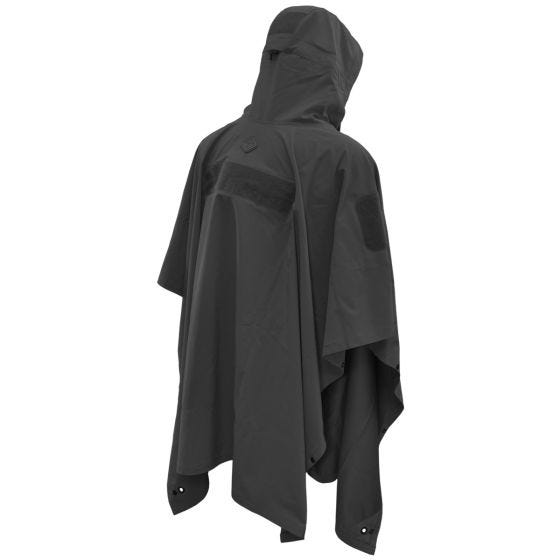 Hazard 4 poncho in tessuto tecnico e fodera softshell Poncho Villa in nero