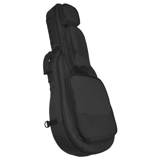 Hazard 4 Portafucile Battle Axe imbottito a forma di custodia per chitarra in nero