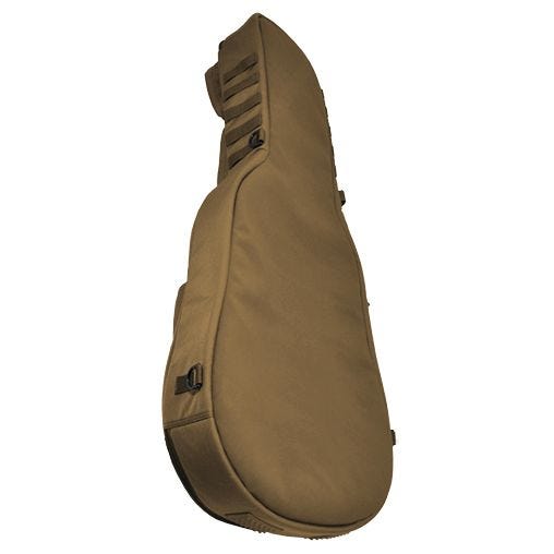 Hazard 4 Portafucile Battle Axe imbottito a forma di custodia per chitarra in Coyote