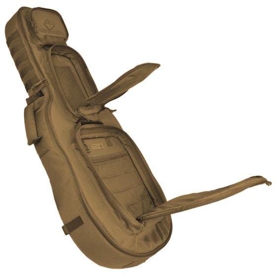 Hazard 4 Portafucile Battle Axe imbottito a forma di custodia per chitarra in Coyote