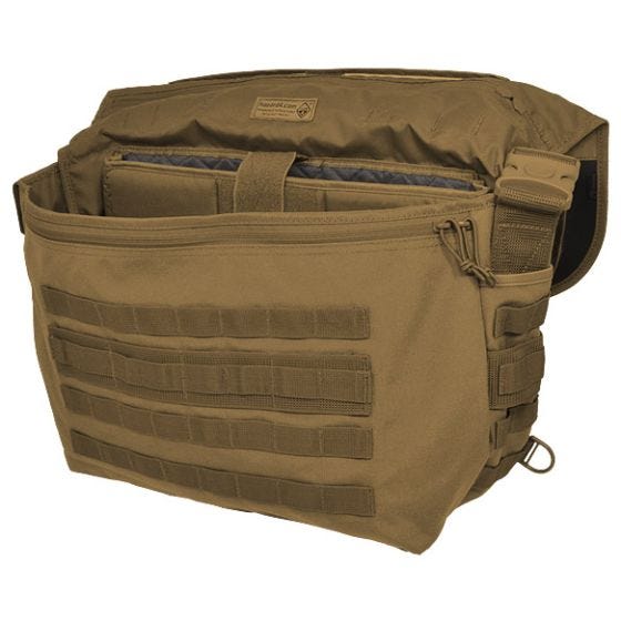 Hazard 4 borsa messenger porta-computer Defense Courier grande in Coyote