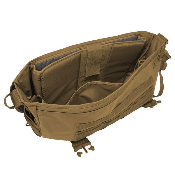Hazard 4 borsa messenger porta-computer Defense Courier grande in Coyote