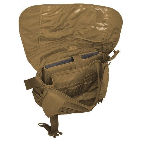 Hazard 4 borsa messenger porta-computer Defense Courier grande in Coyote