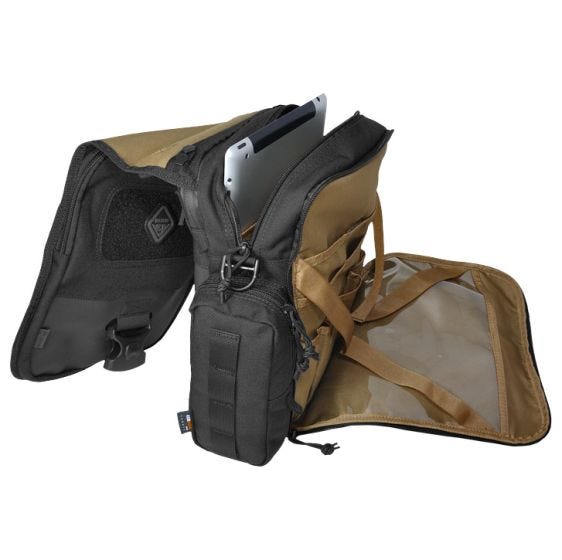 Hazard 4 tracolla mini-messenger bag Kato per tablet o netbook in nero