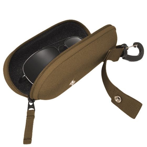 Hazard 4 custodia rigida per occhiali Mil-Pod in Coyote