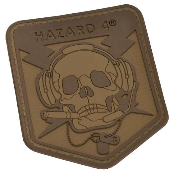 Hazard 4 patch con teschio Operator Skull 3D in Coyote