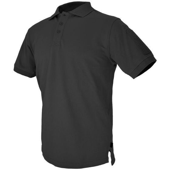Hazard 4 maglia polo tattica Undervest Plain Front in nero