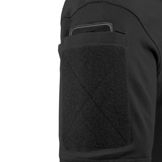 Hazard 4 maglia polo tattica Undervest Plain Front in nero