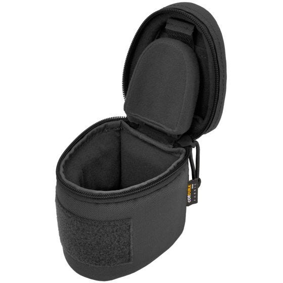 Hazard 4 custodia obiettivo macchina fotografica Jelly Roll Small imbottita MOLLE in nero