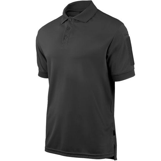 Hazard 4 maglia polo tattica ad asciugatura rapida Undervest Plain Front in nero