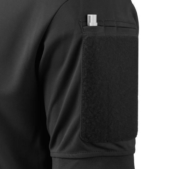 Hazard 4 maglia polo tattica ad asciugatura rapida Undervest Plain Front in nero